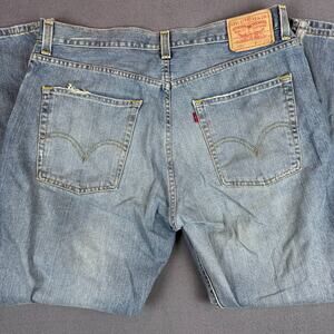 Levi's Jeans Mens 36x31 Blue Denim 569 Loose Straight Baggy Y2K Skater Grunge